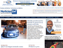 Tablet Screenshot of noticiasbo.com